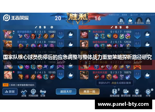 国家队核心球员伤停后的应急调整与整体战力重塑策略探析路径研究